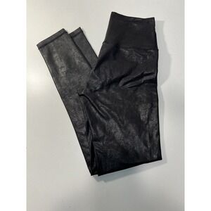 OFFLINE By Aerie High Waisted Shiny Black Skinny Legging‎ Women’s Size Small